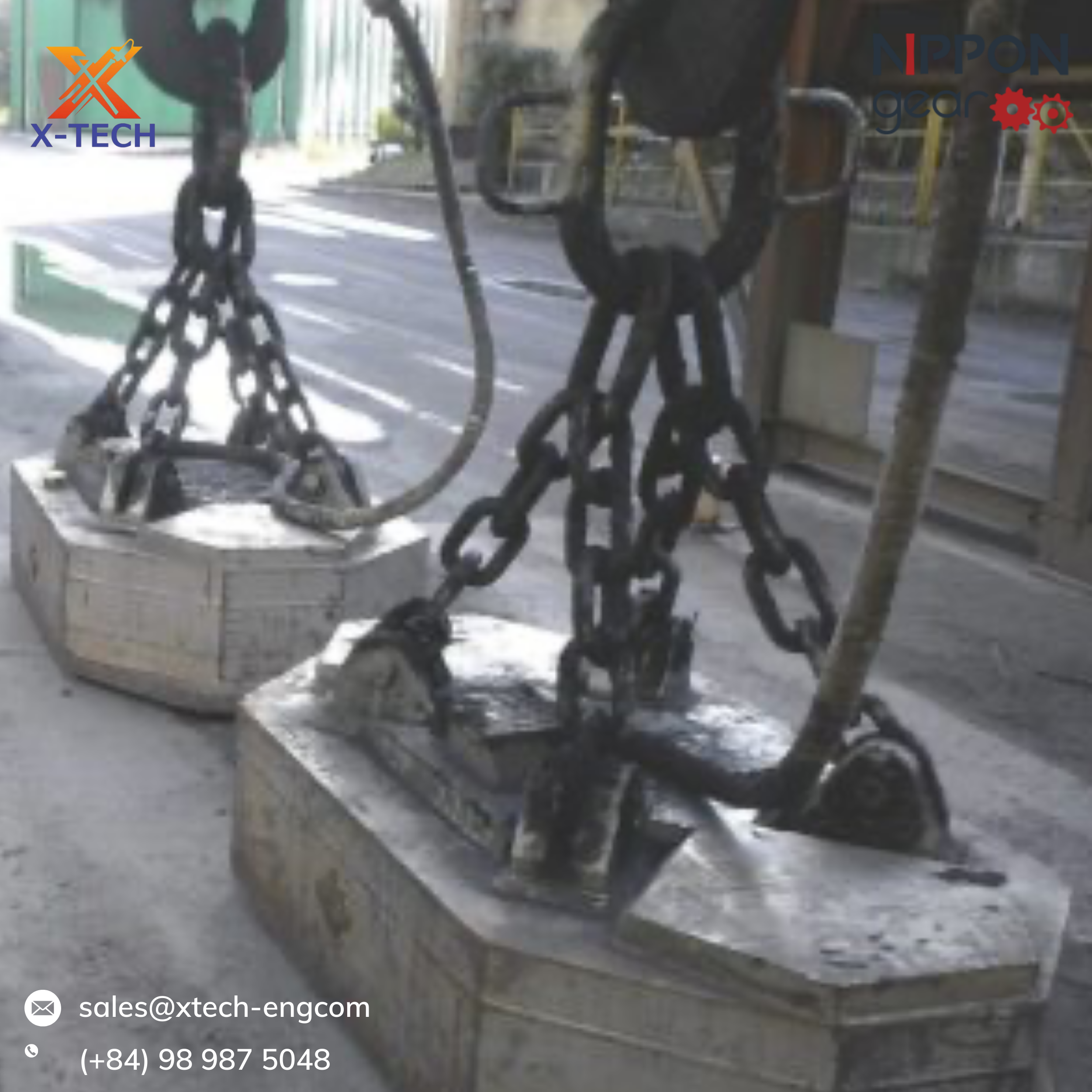 Showa Kikai_Xích cẩu nam châm